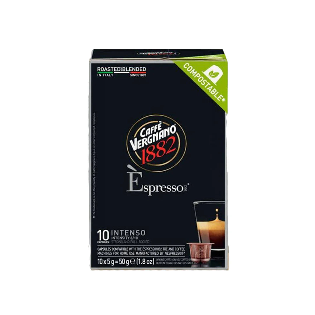 Caffe Vergnano - Nespresso Compatible - Espresso Intenso - 10 Capsule