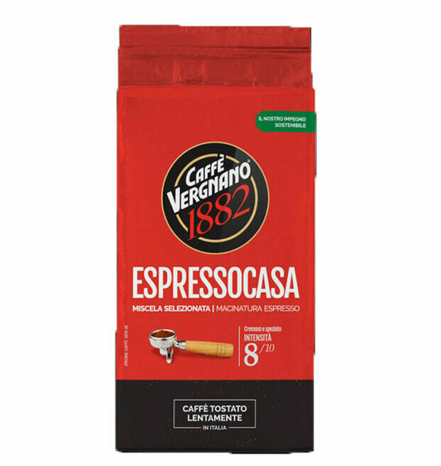 Caffe Vergnano - Espresso Ground Coffee - Espressocasa - 250g