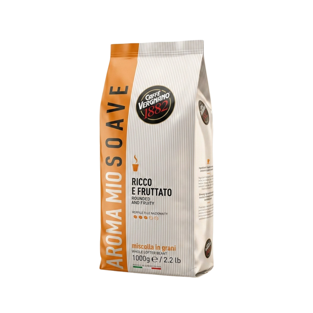 Caffe Vergnano - Whole Beans - Aroma Mio ( SOAVE )- 1 Kg