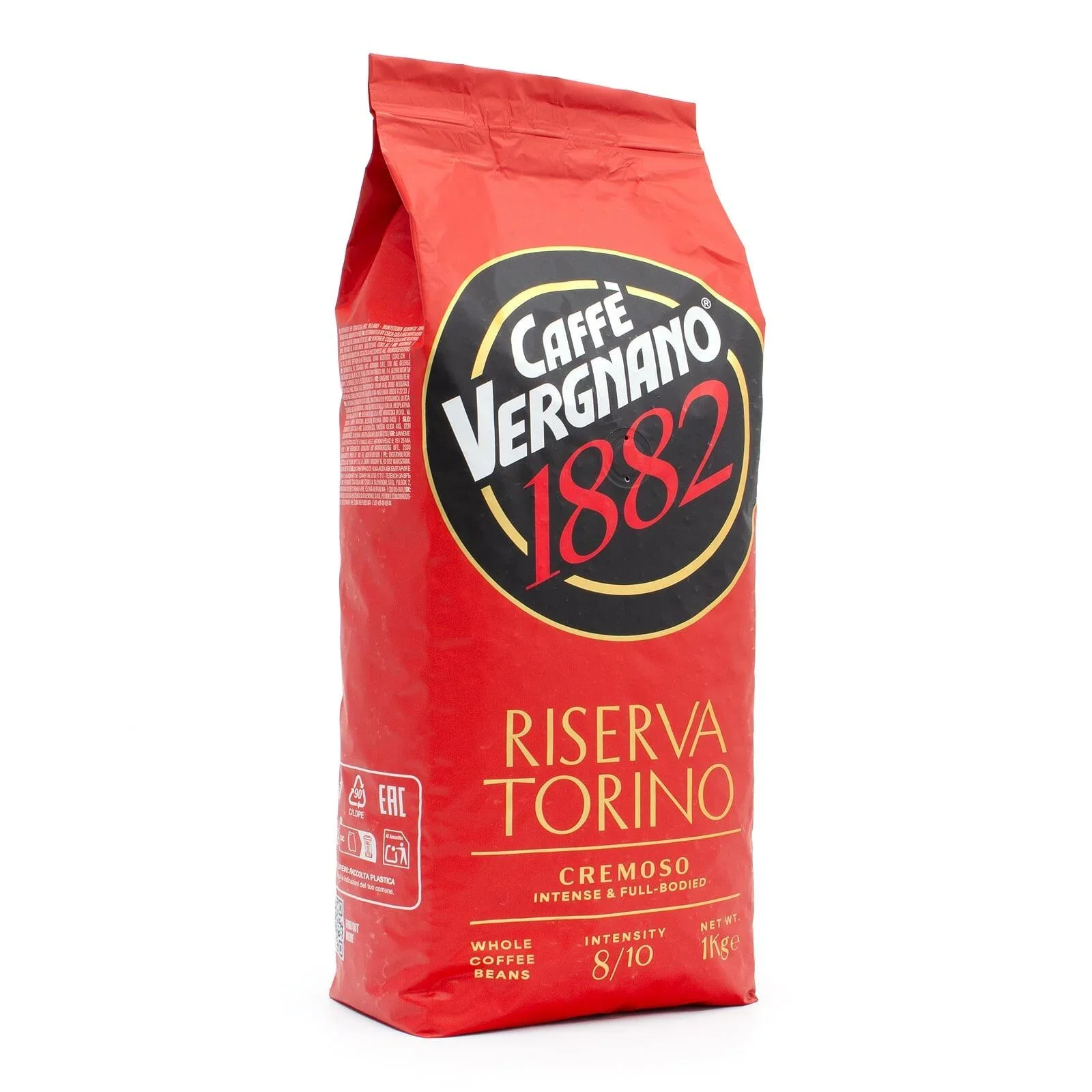 Caffe Vergnano - Whole Beans -Riserva Torino ( CREMOSO )- 1 Kg