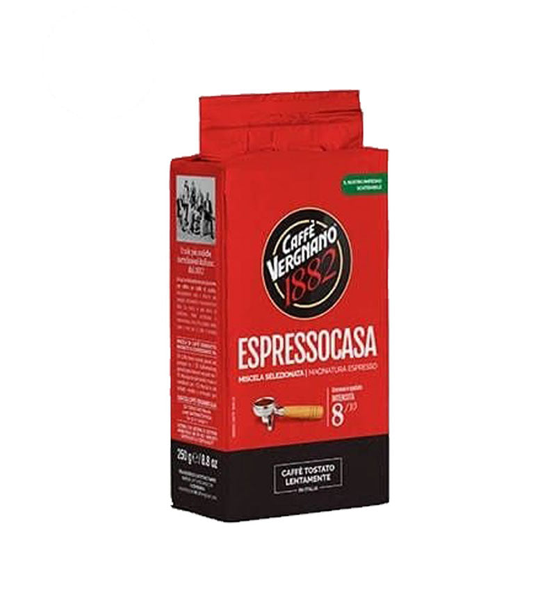 Caffe Vergnano - Espresso Ground Coffee - Espressocasa - 250g