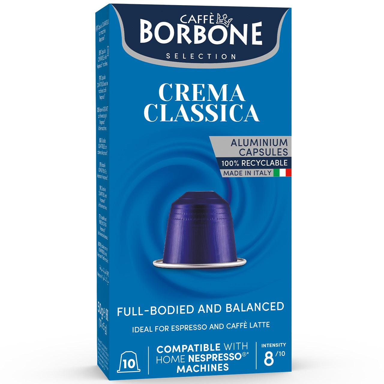 Borbone - Nespresso Compatible - Crema Classica -10 Capsules