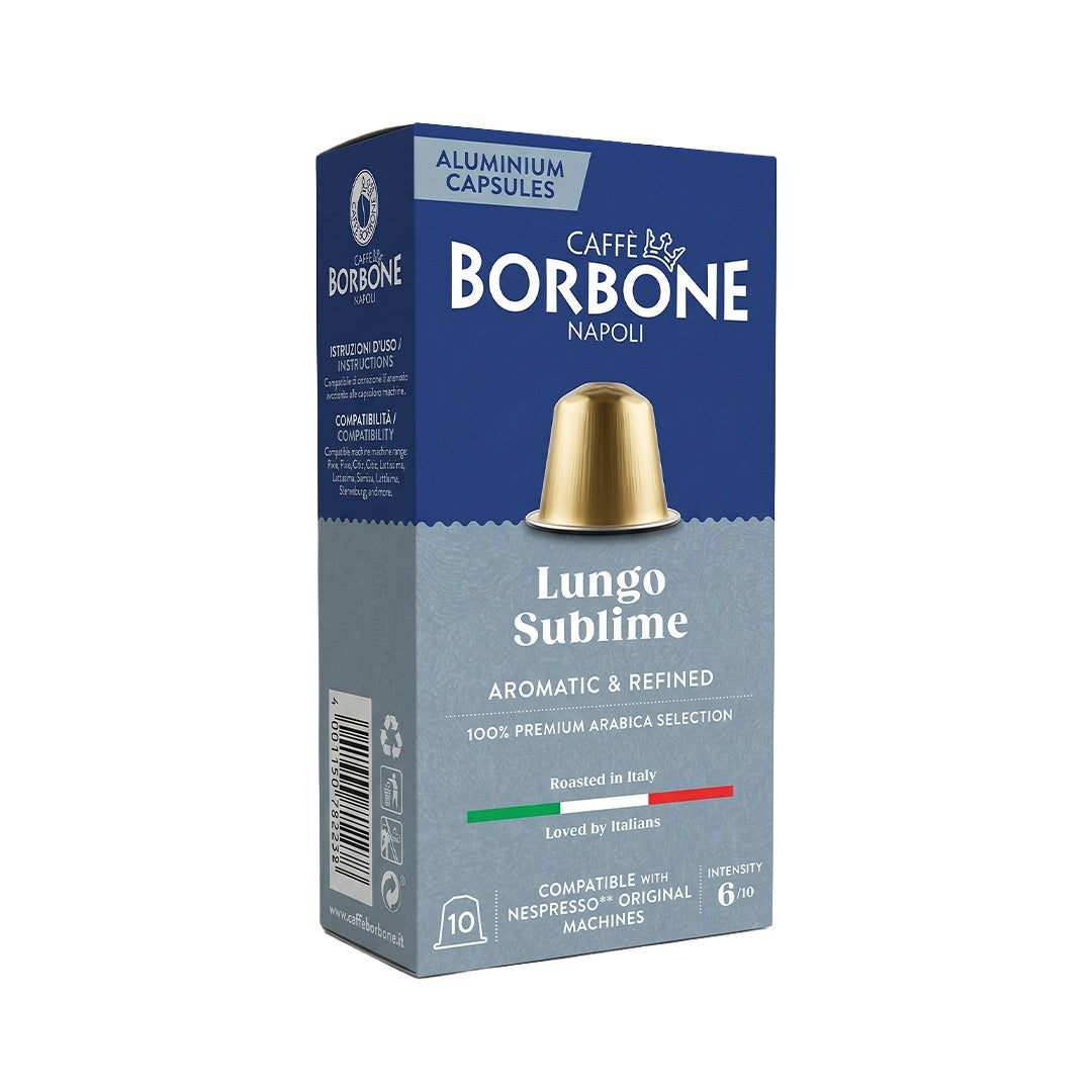 Borbone - Nespresso Compatible - Lungo Sublime - 100% Arabica - 10 Capsules
