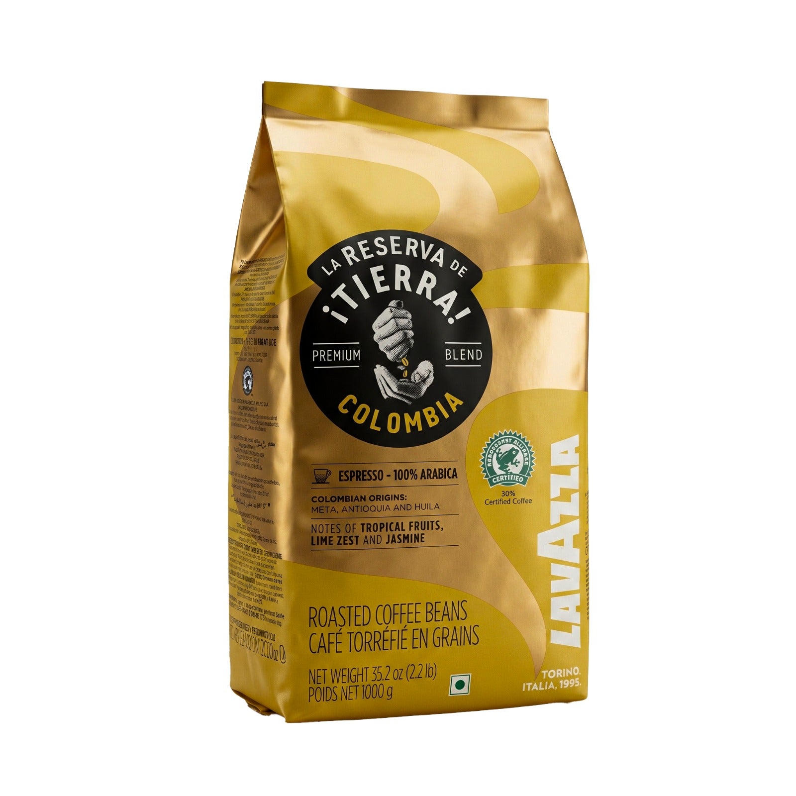 Lavazza - Whole Beans - Tierra Colombia - 1 Kg