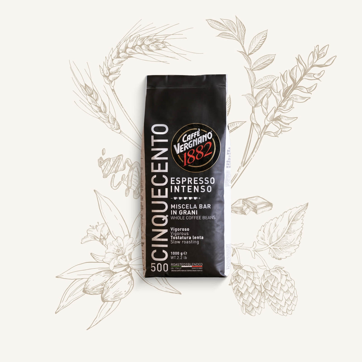 Caffe Vergnano Espresso 500g Whole Beans